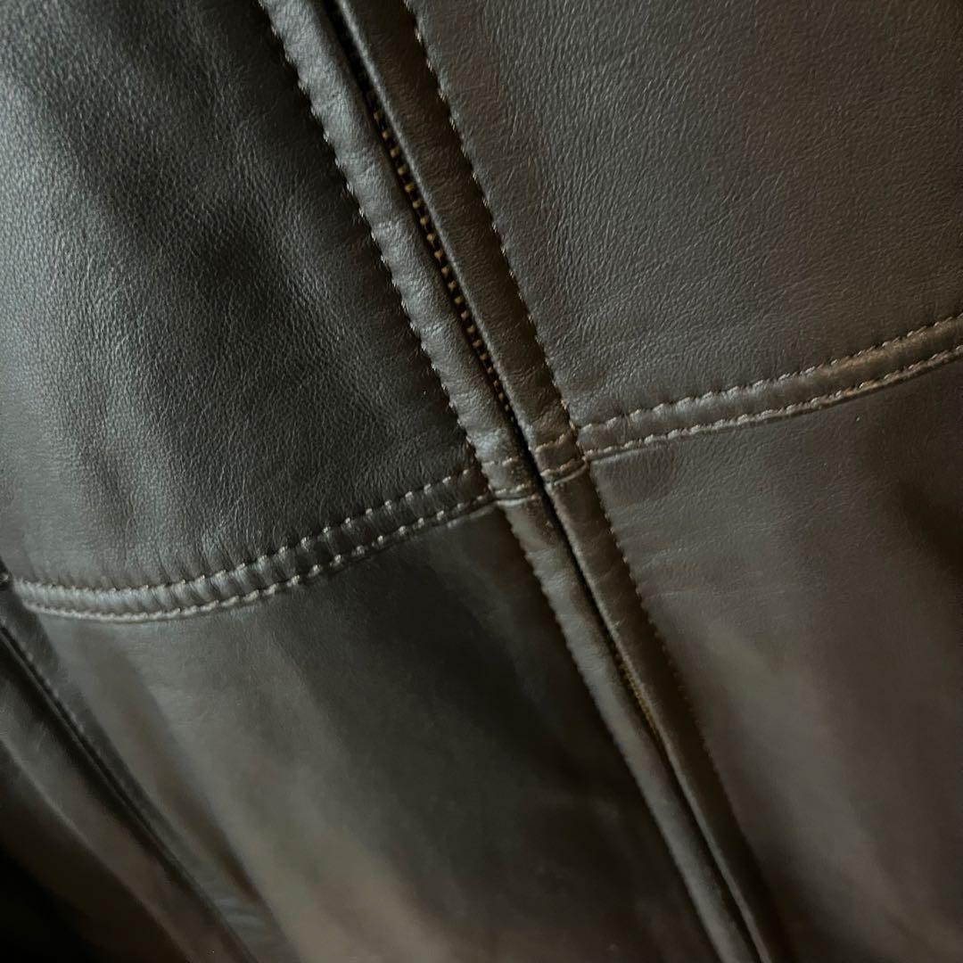 Pretty Green ブルゾンタイプ レザージャケット プリティグリーン