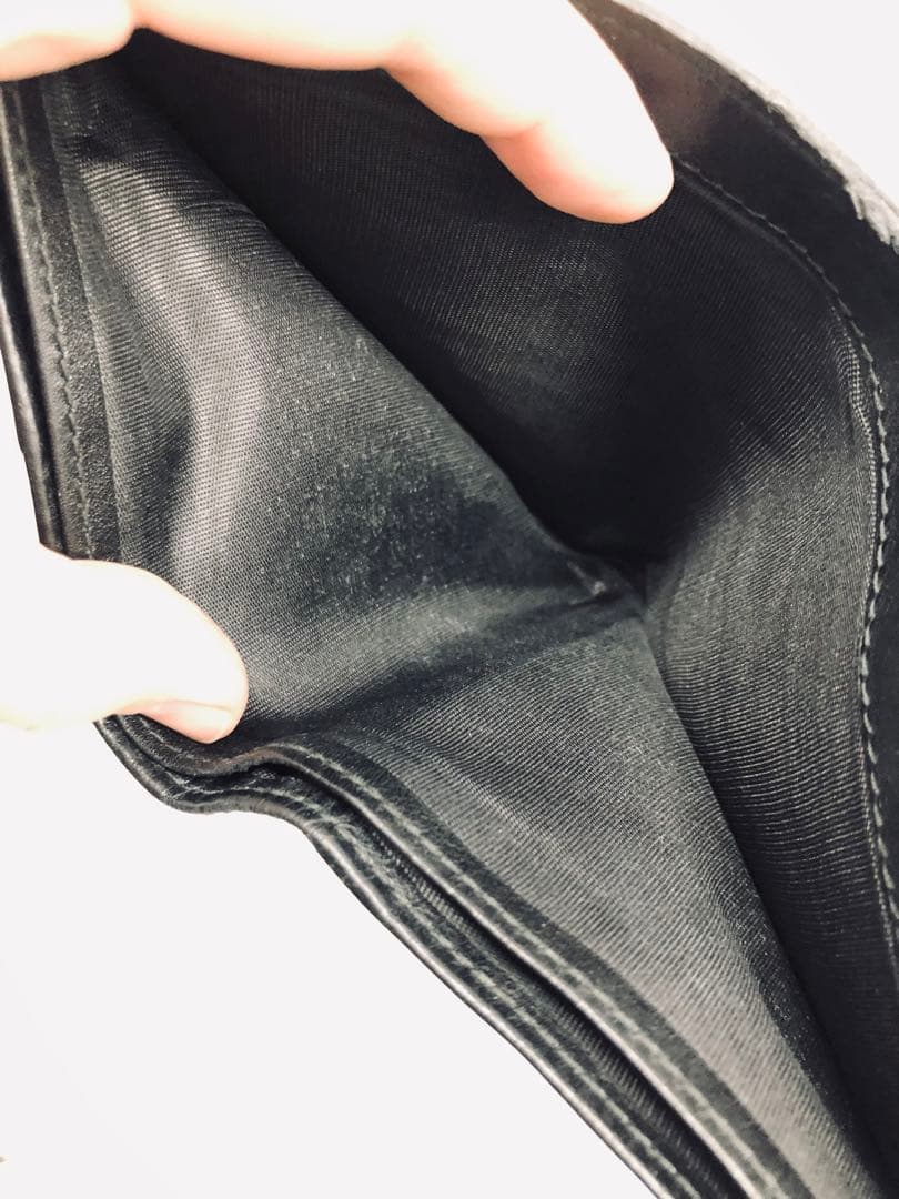 GUCCI ミニ財布 マイクロGG インターロッキング シマ 箱あり