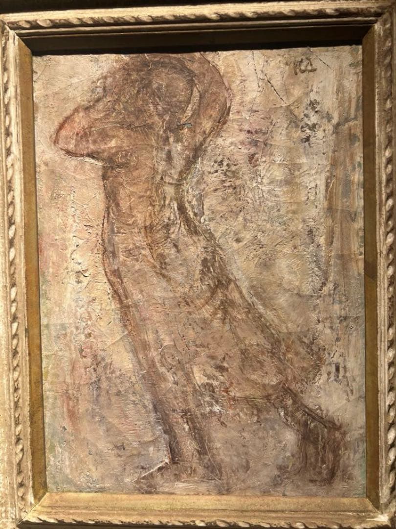 古油彩画　肉筆画　時代物