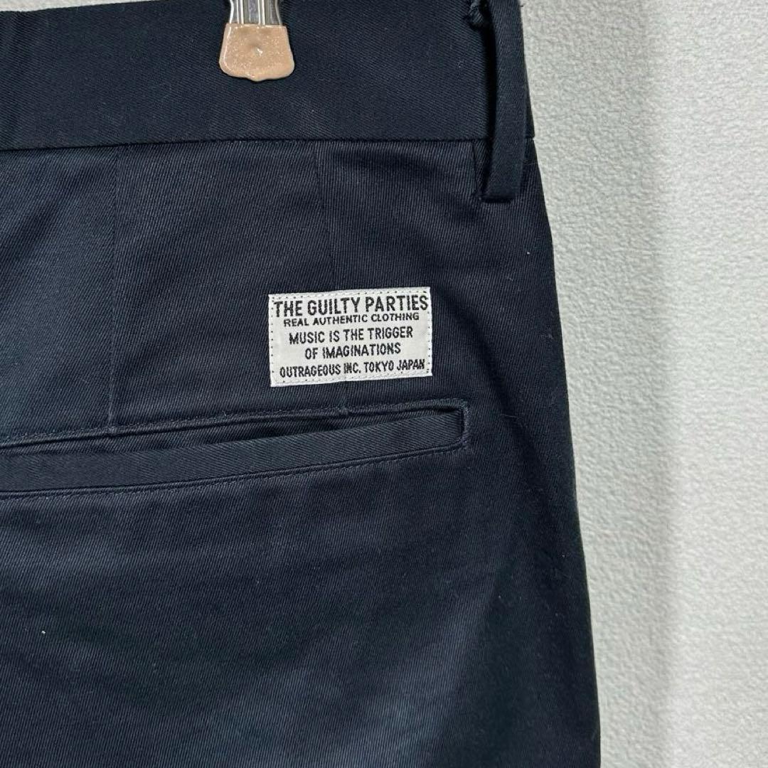 WACKO MARIA チノトラウザーズ パンツ ネイビー