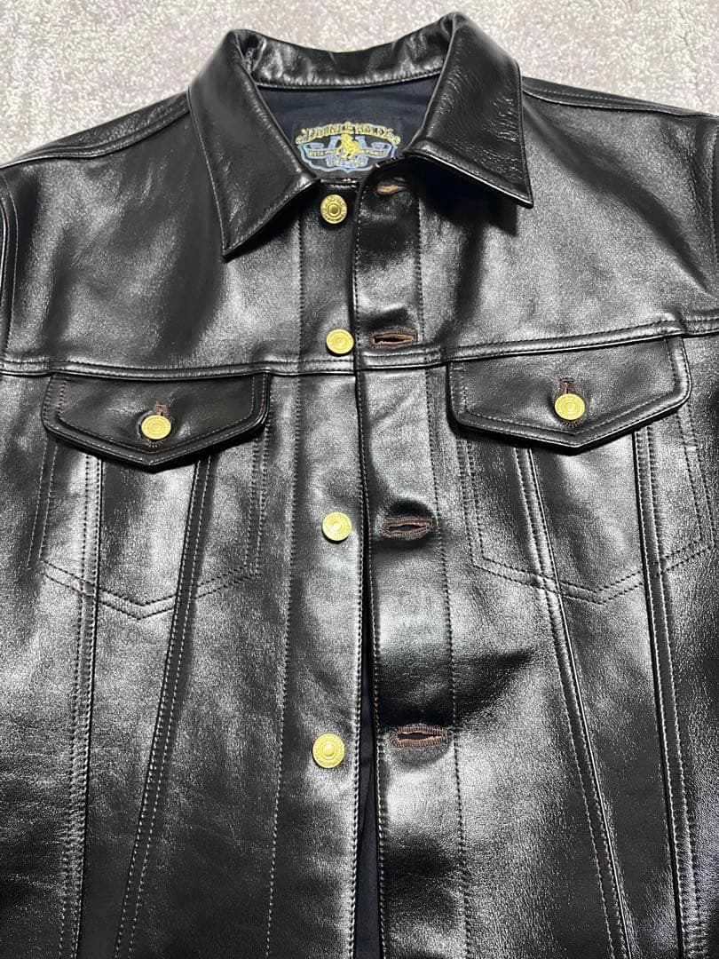 DOUBLE HELIX/ダブルヘリックス/ホースハイドレザー/大きサイズ48