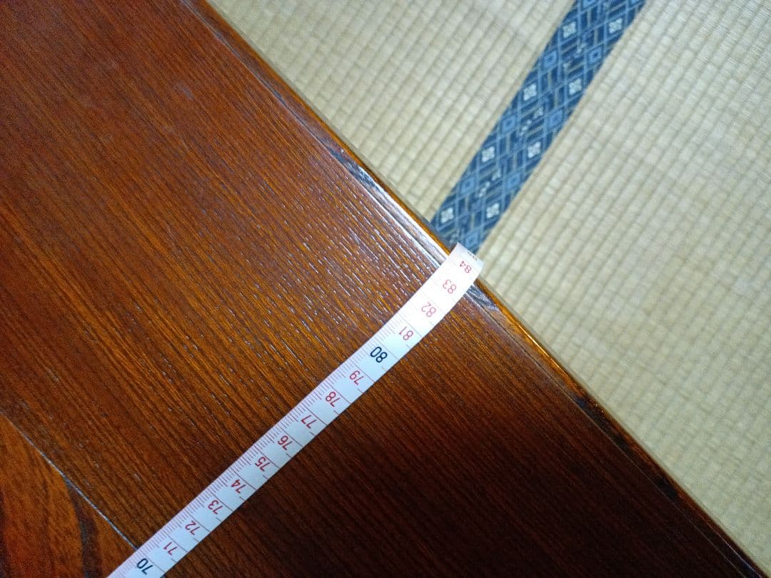 木製折りたたみ座卓 約84cm x 118cm