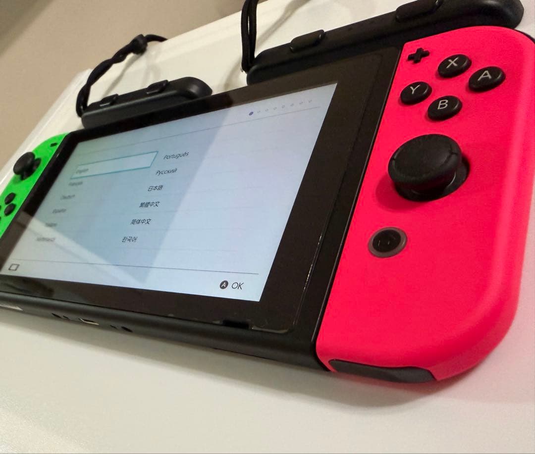 スイッチ本体 スプラトゥーン2デザイン＋ポーチ＋SDXCカード128GB