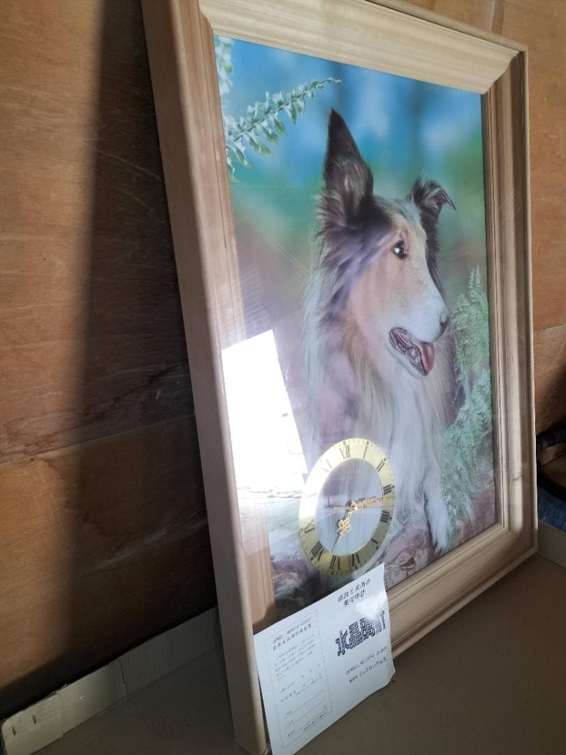 ラフコリー 立体美術時計 78.8cm×60cm 白木額縁 未使用品