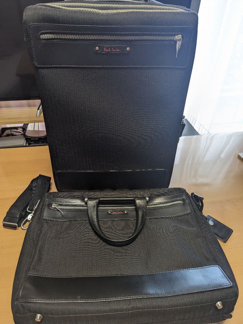 Paul Smith ヘリンボーン　キャリーケース　ビジネスバック ACE社製