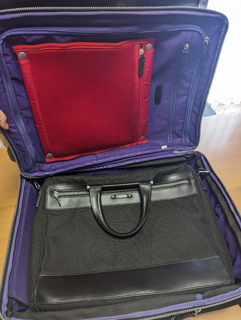 Paul Smith ヘリンボーン　キャリーケース　ビジネスバック ACE社製