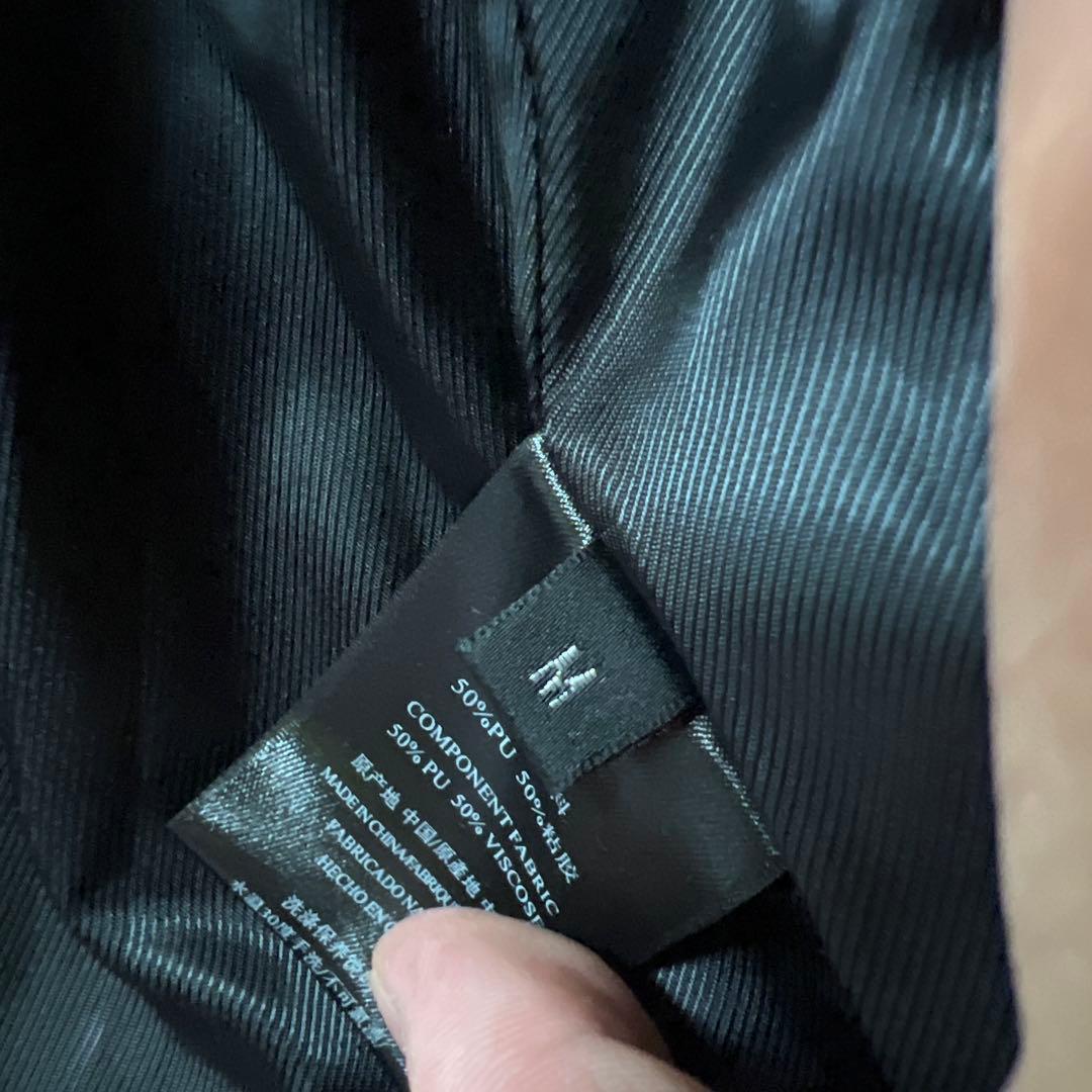 PERSONSOUL ブラックレザージャケット パーソンソウル