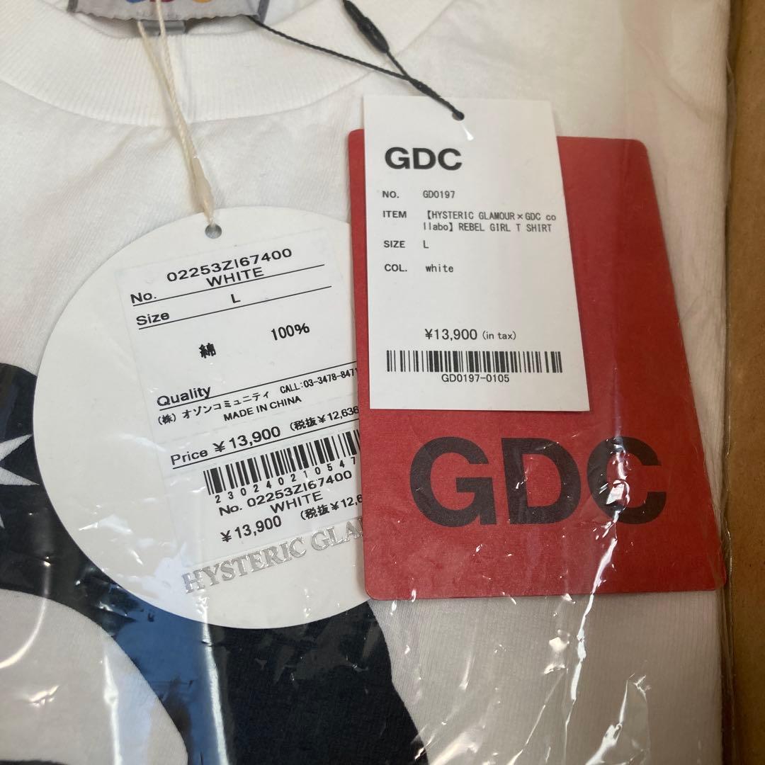 【新品】ヒステリックグラマー✖️GDC/REBEL GIRL T SHIRT
