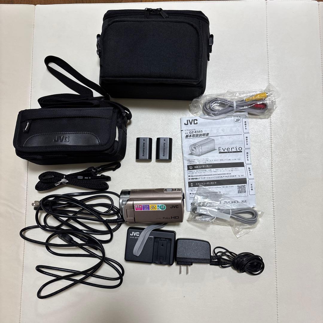 JVC GZ-E565-N フルHD Everio ビデオカメラ 本体