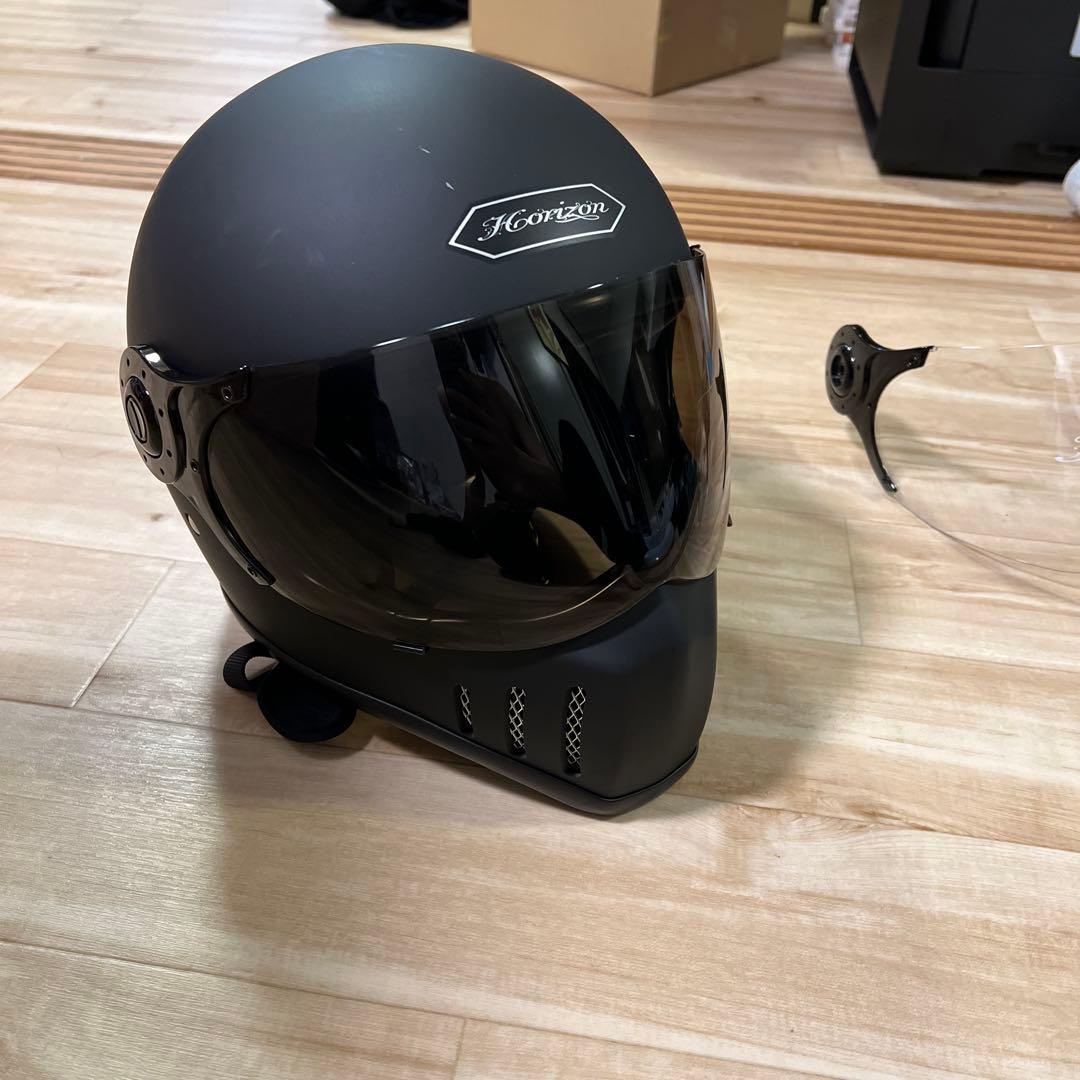 フルフェイス ヘルメット 帽体小さめ ホライズン JADE スモークシールド付
