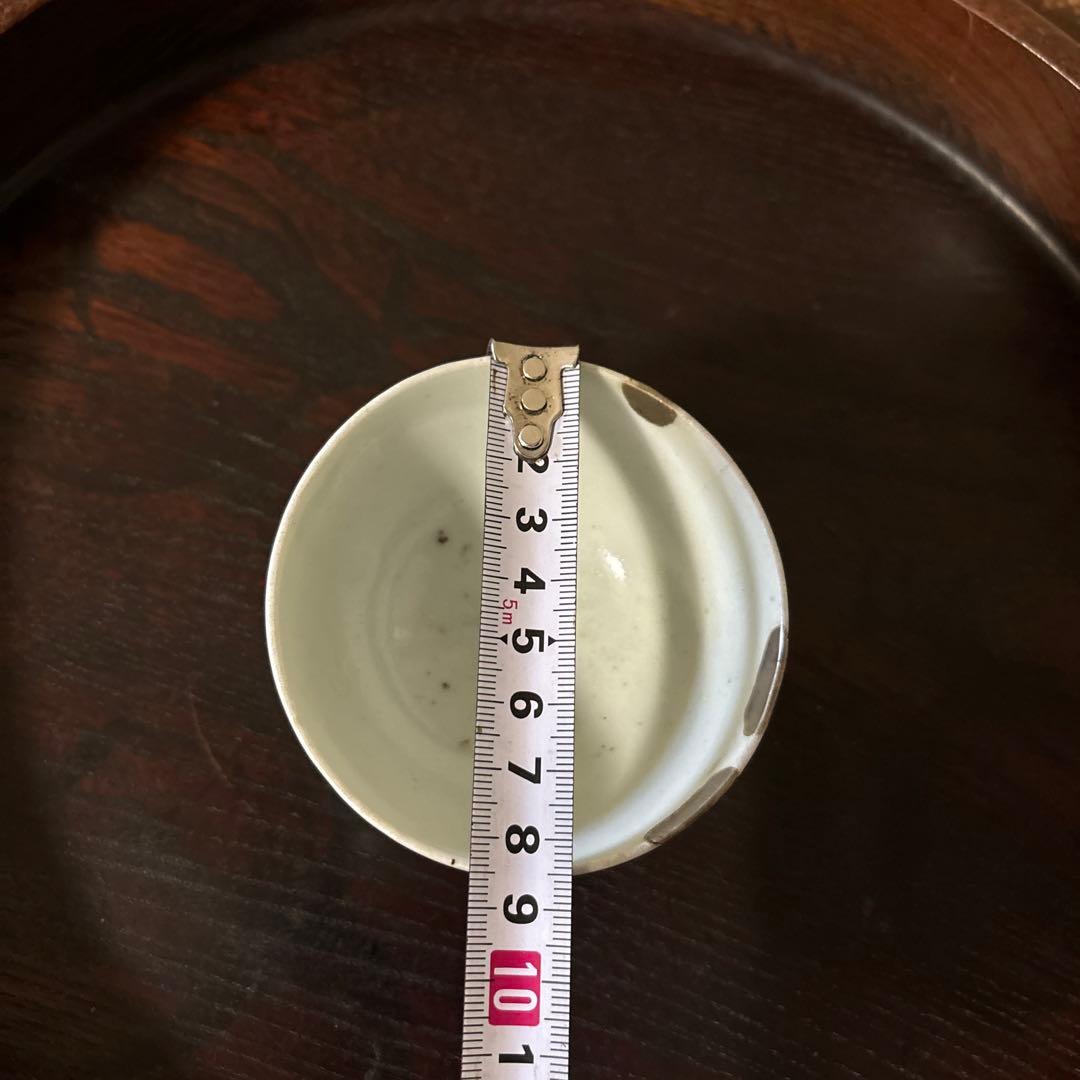 李朝盃　白磁　堅手　ぐい呑み　骨董　アンティーク.古美術.骨董.酒器.韓国骨董.