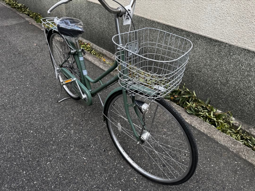 373番　全車両格安販売‼️ 27インチ オートライト　ママチャリ　シティサイクル