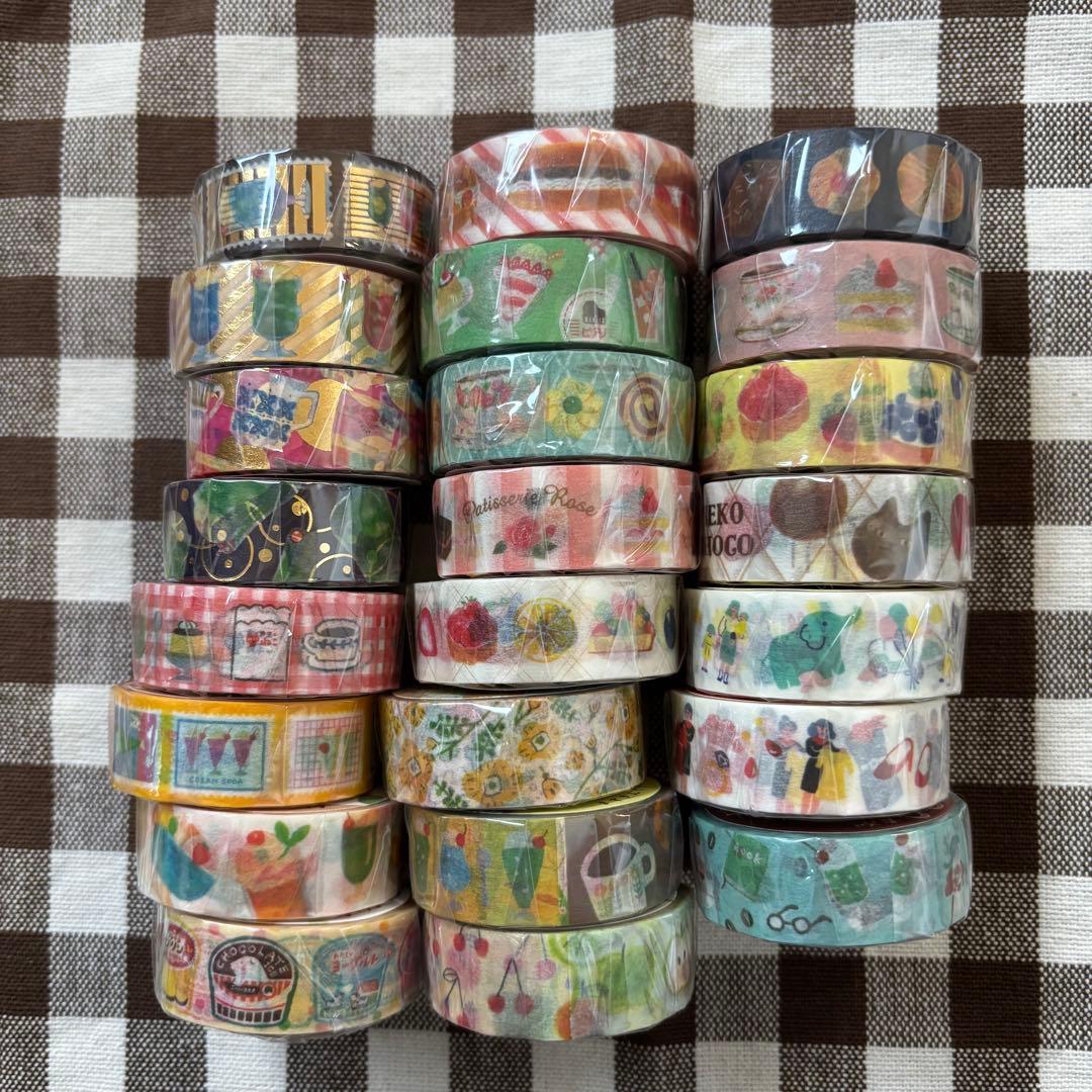 全て新品● 古川紙工　おみくじマスキングなど　マスキングテープ　23本セット