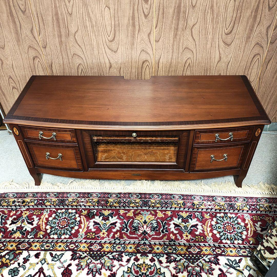 テレビボード「ベネチア」幅120cm マホガニー材