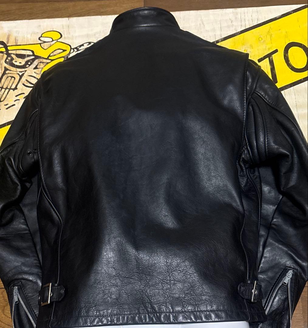 美品‼️schott641 40インチシングルライダース　インナーボア付