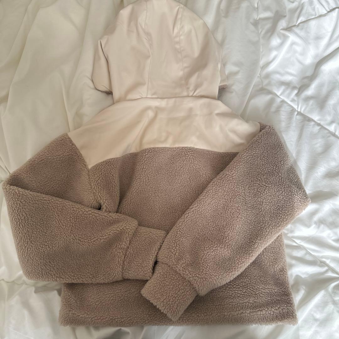 CPG GOLF クロップド丈 ボアジップパーカー