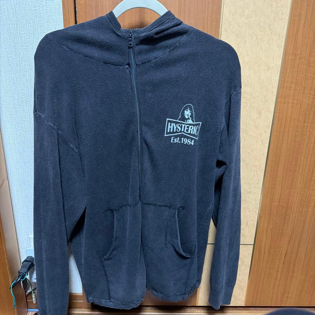 て*ん様 HYSTERIC GLAMOUR ダークグレー パーカー M