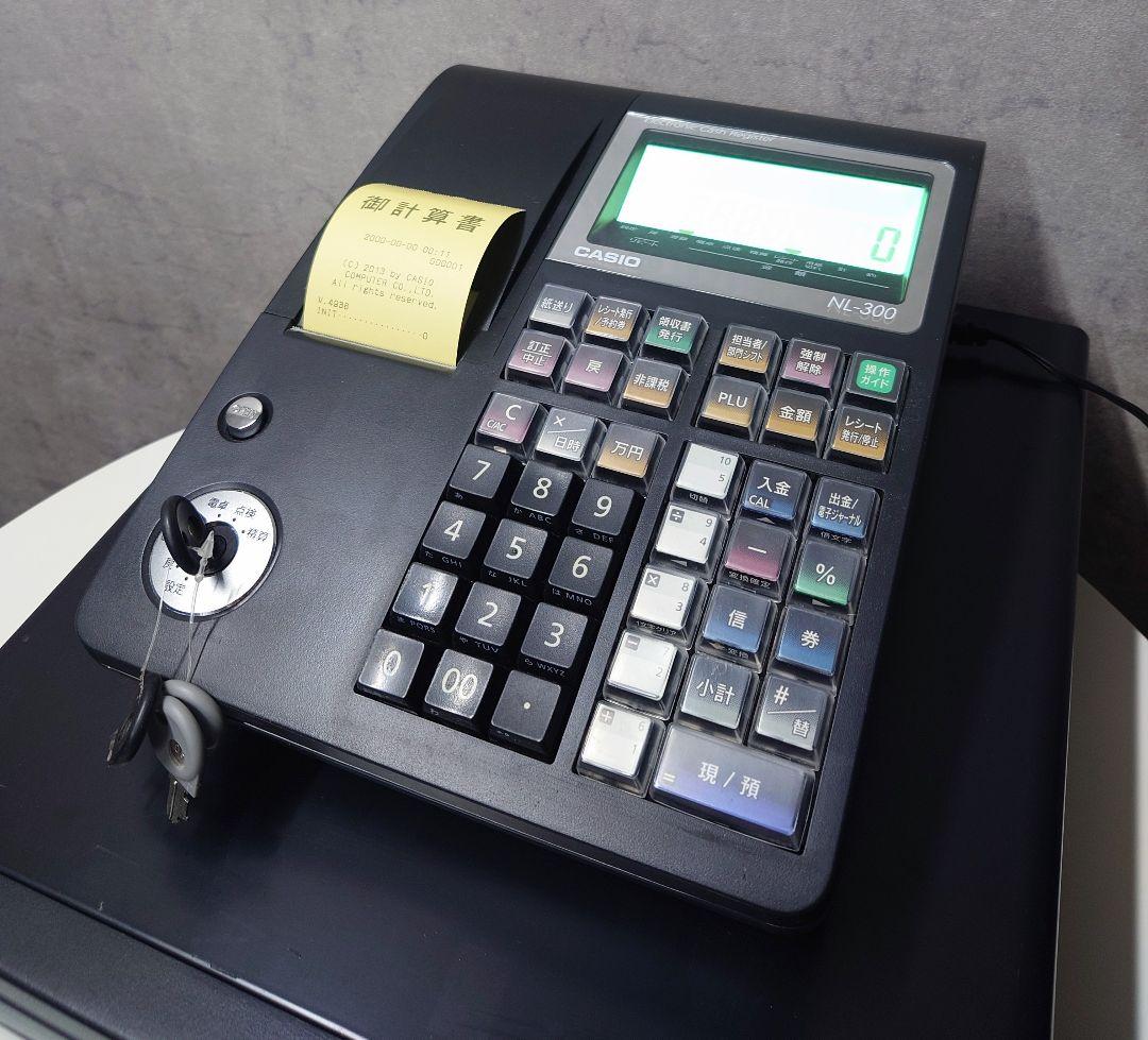 【送料込み】カシオ　CASIO　レジスター　NL-300　黒