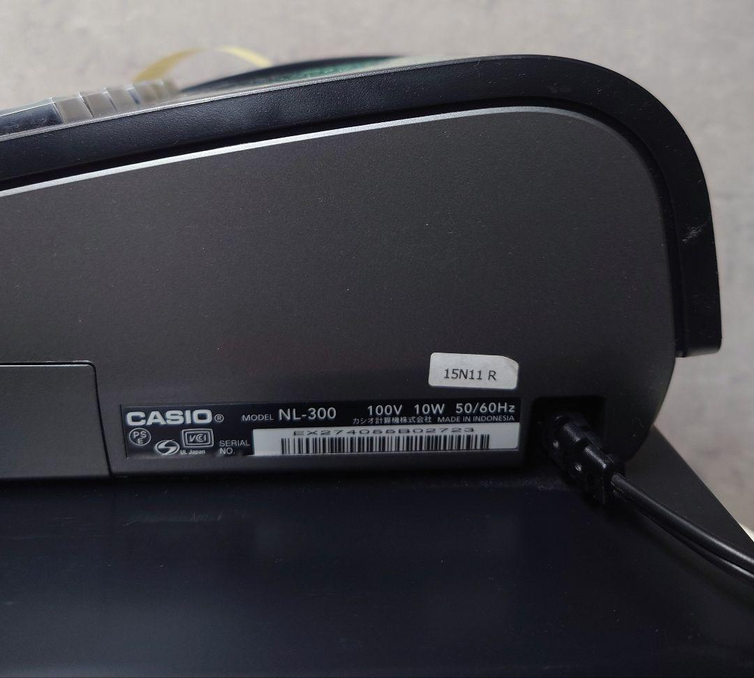 【送料込み】カシオ　CASIO　レジスター　NL-300　黒