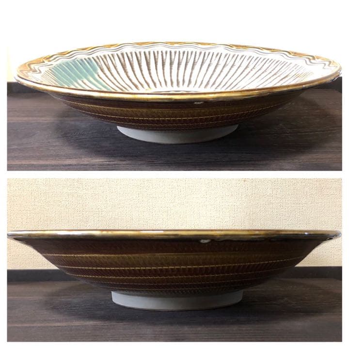 小鹿田焼(おんたやき) 【重要無形文化財】大皿　40センチ