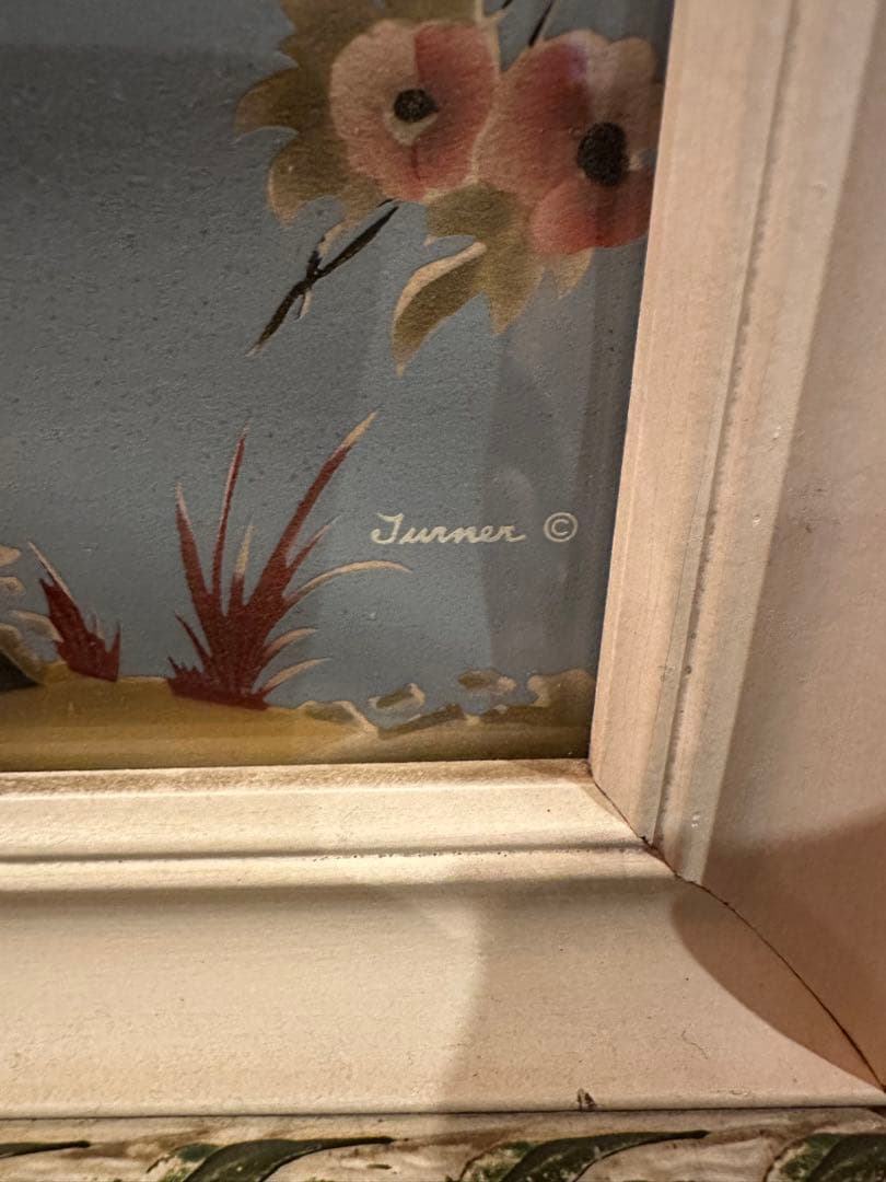 50s ターナー　シラサギ　ミッドセンチュリー　ヴィンテージ　ウォールデコ