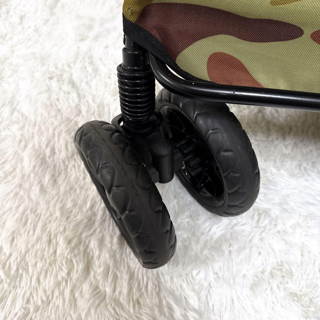 【限定】ピッコロカーネ プリモ 迷彩 ペットカート 中型犬 多頭飼 ロゴ有 人気