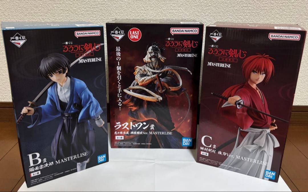 一番くじ　るろうに剣心　B賞　C賞　ラストワン　下位賞オマケ付き