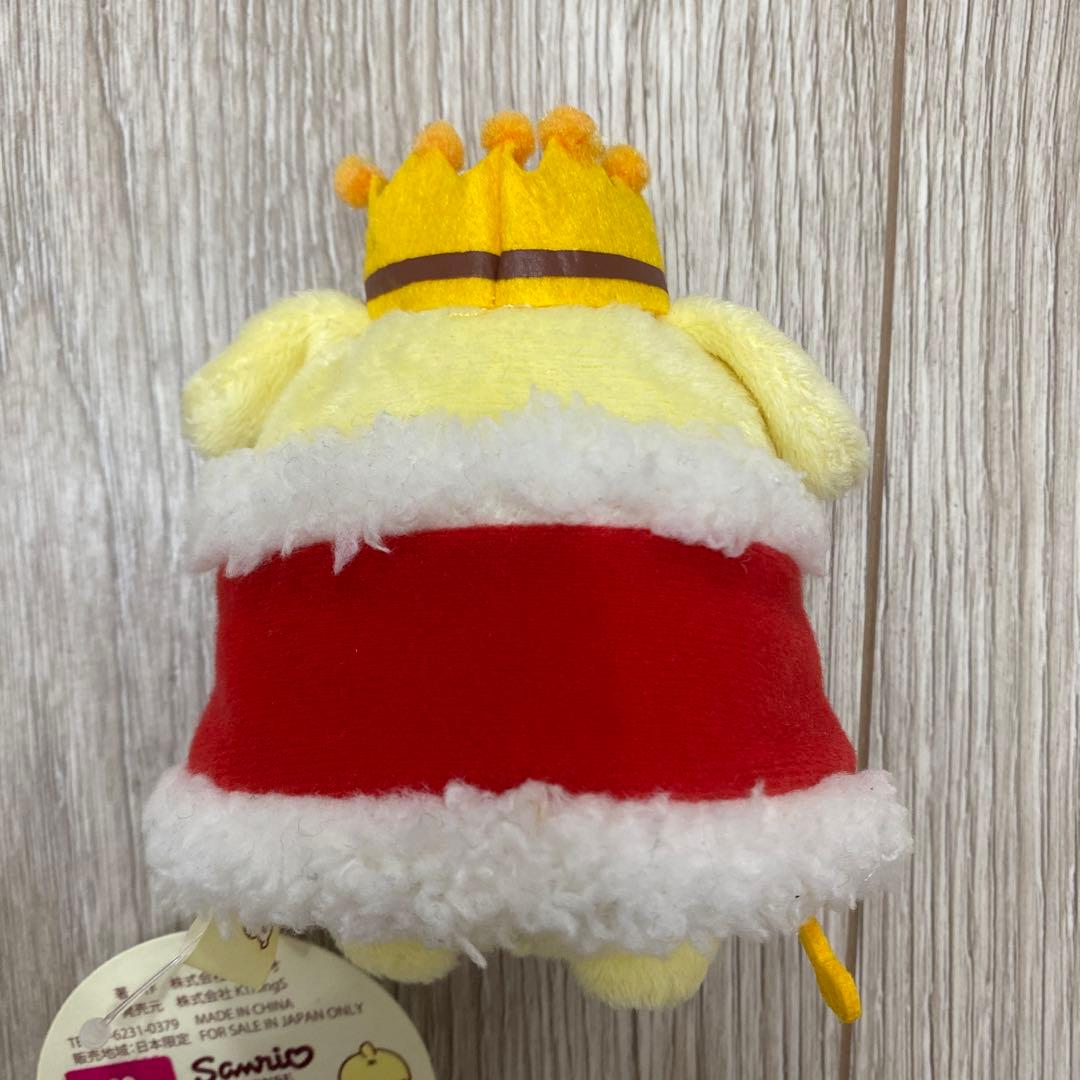 ポムポムプリン　ポムポムプリンカフェ　王様　 ぬいぐるみ　マスコット