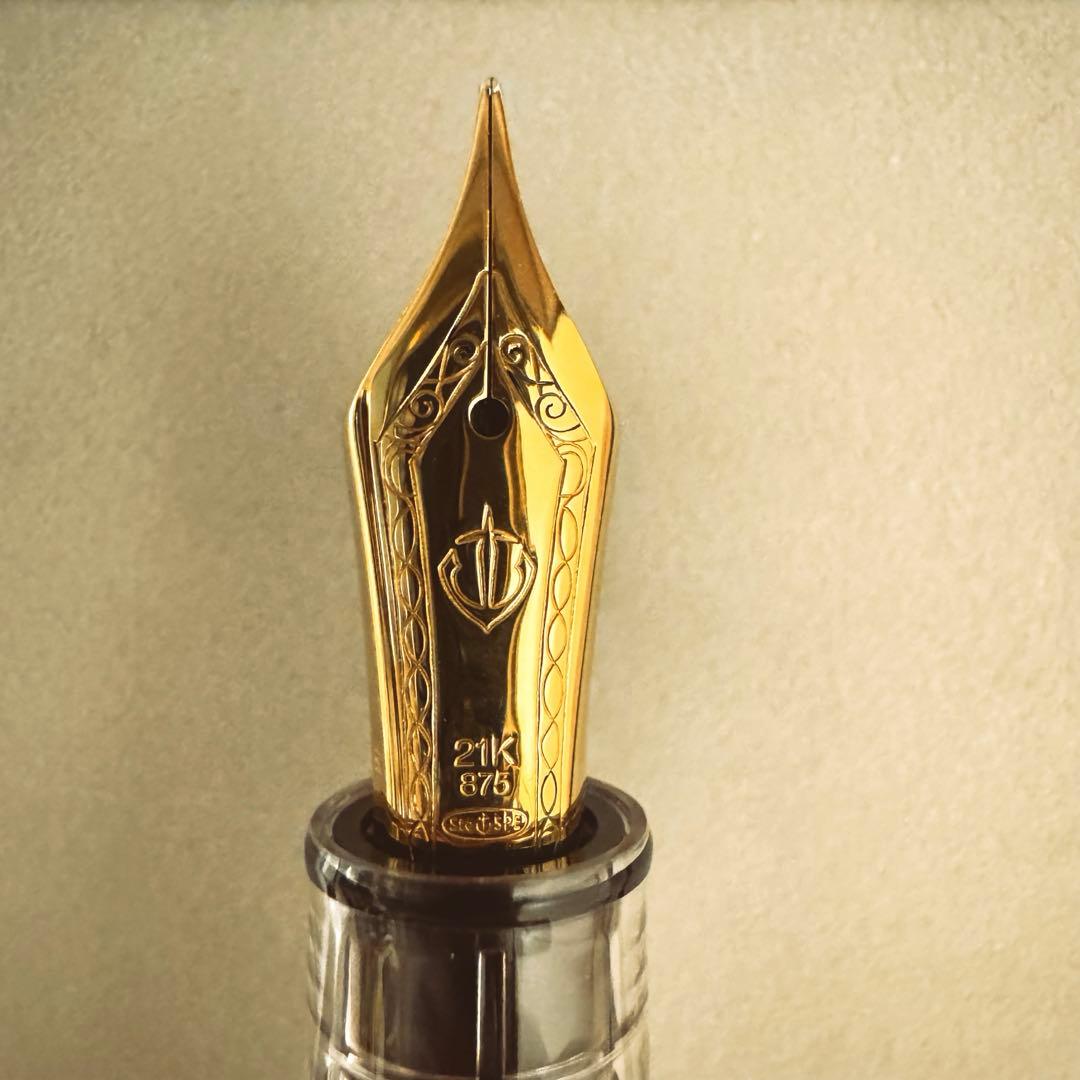 プロフィット21 M（中字）セーラー万年筆 透明　デモンストレーター　21金