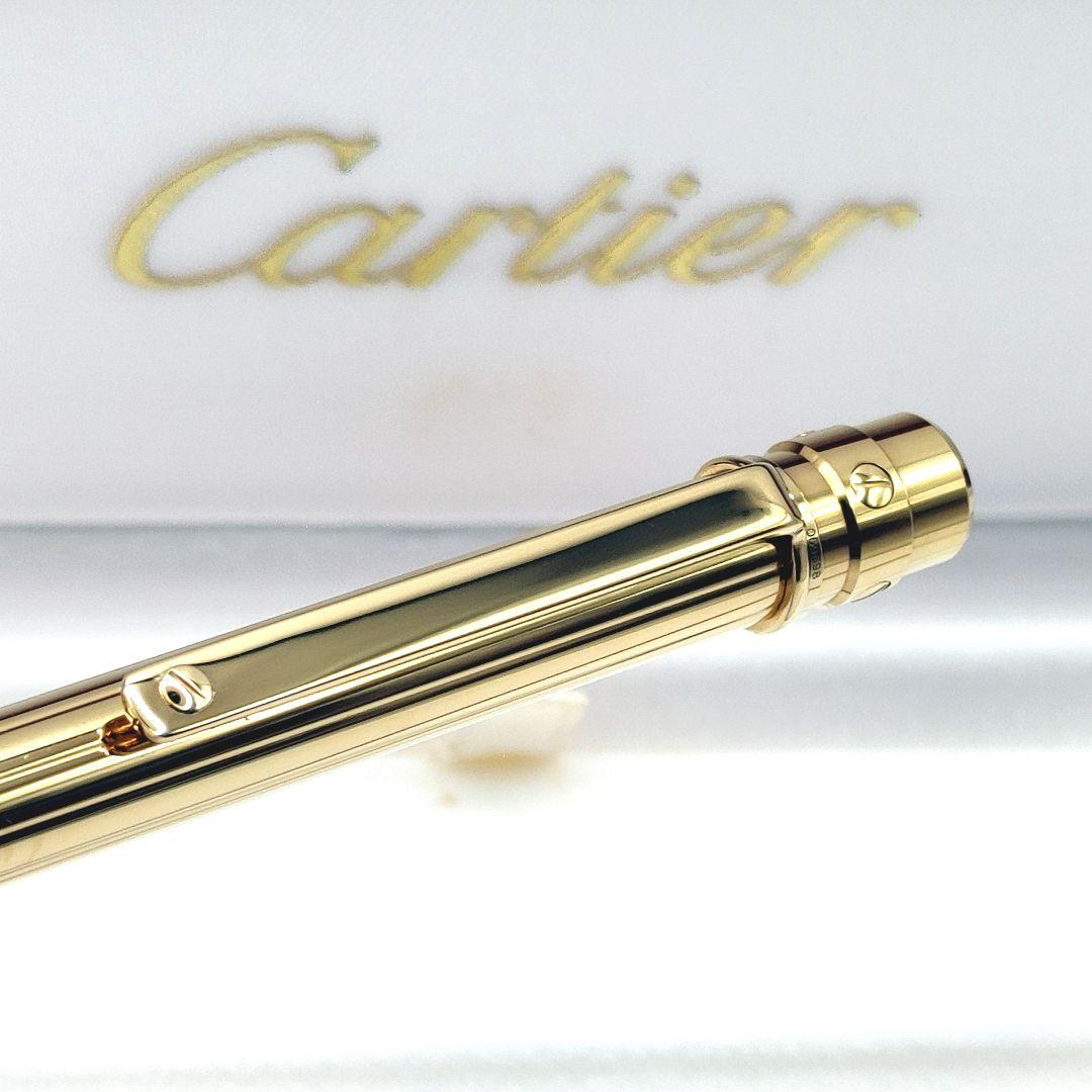 【希少】カルティエ サントス ボールペン ST150183 ゴールド美品