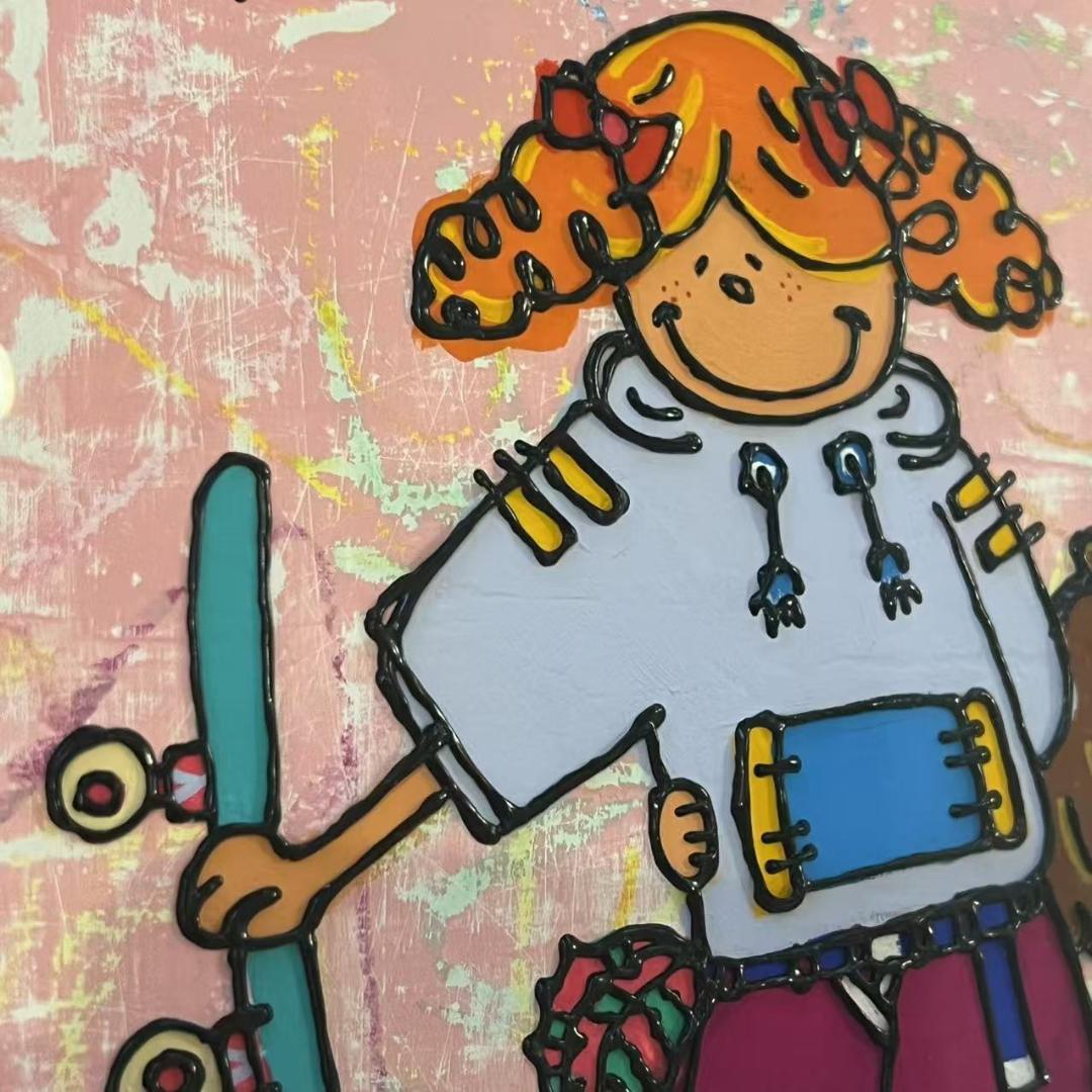 Foomiy 絵画 原画 「Chop chip」アート