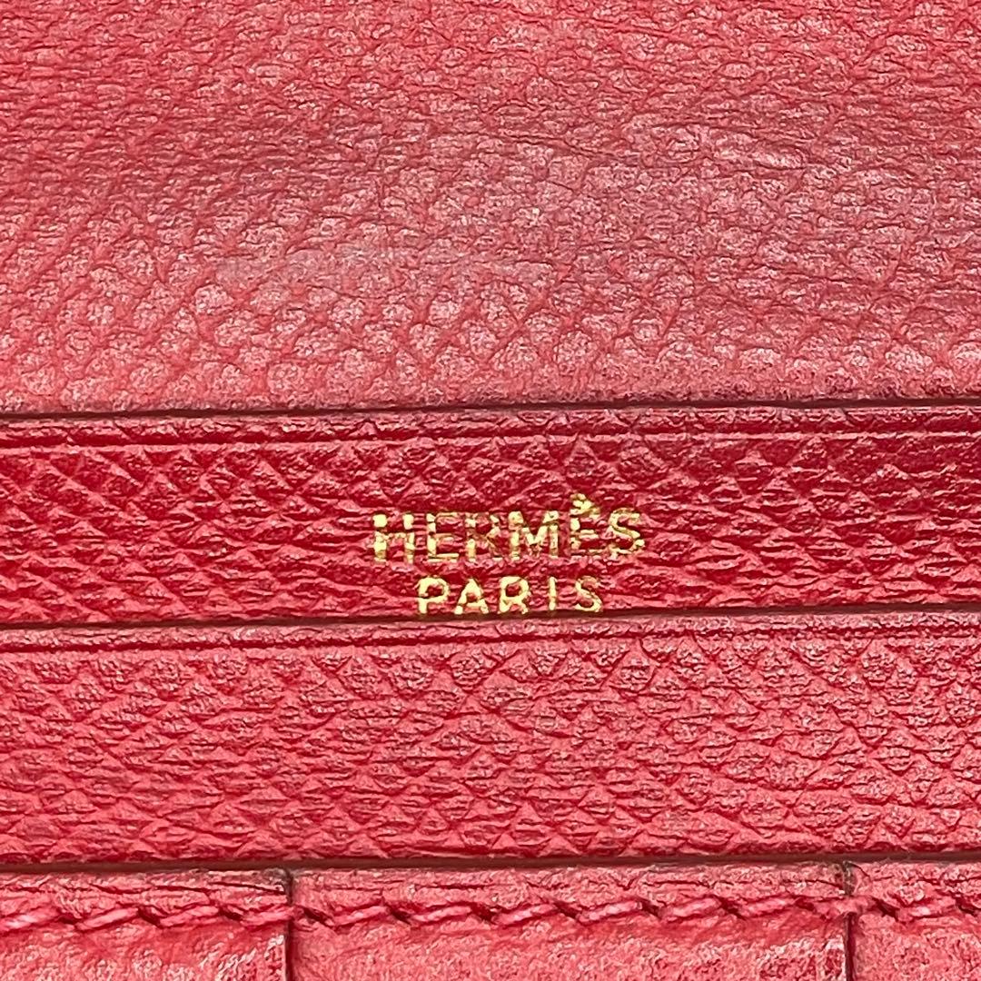 HERMESエルメス べアンクラシック二つ折り長財布　C刻印
