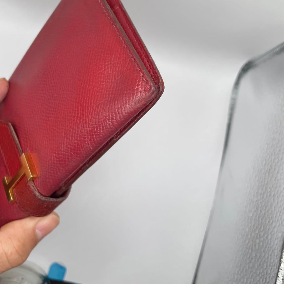 HERMESエルメス べアンクラシック二つ折り長財布　C刻印