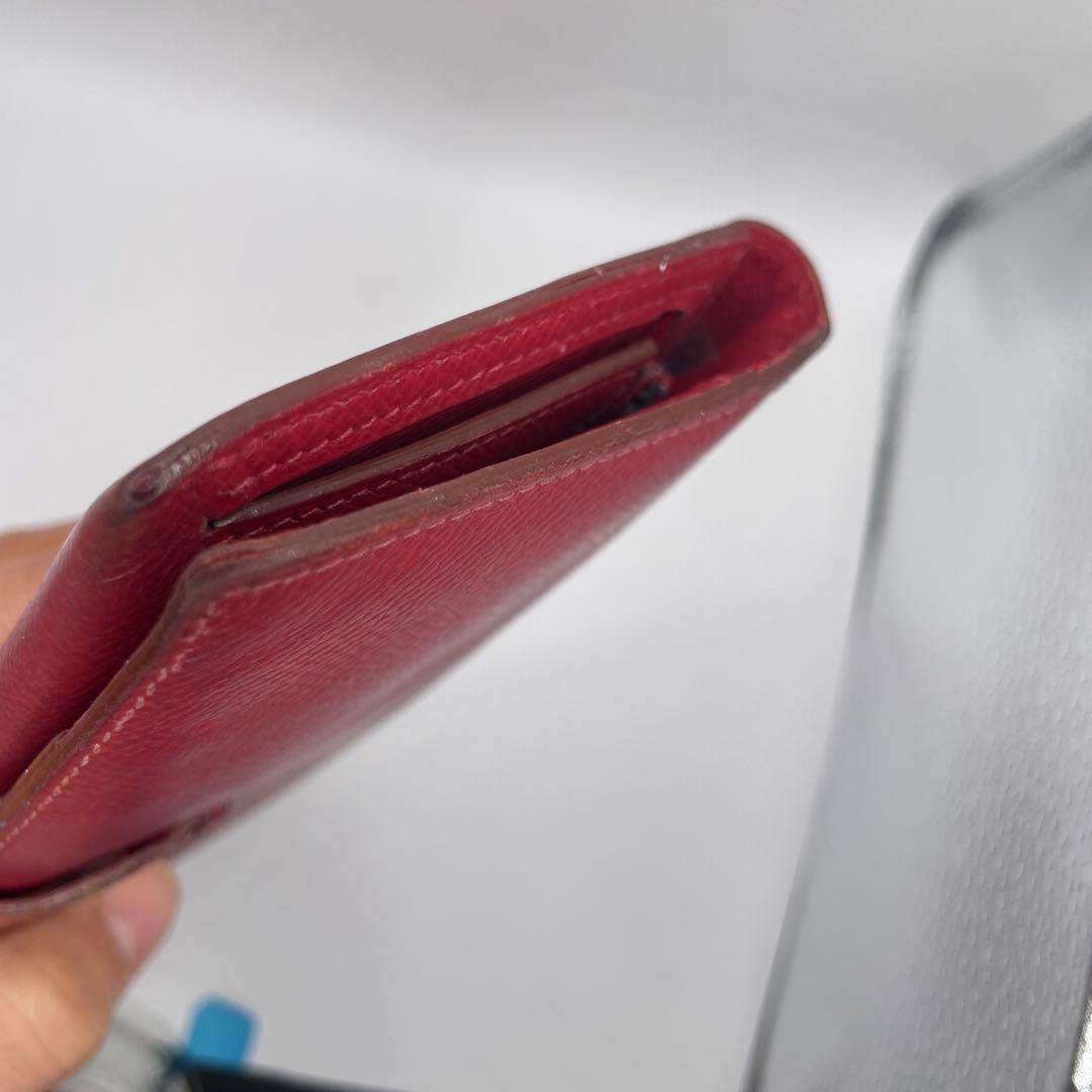 HERMESエルメス べアンクラシック二つ折り長財布　C刻印
