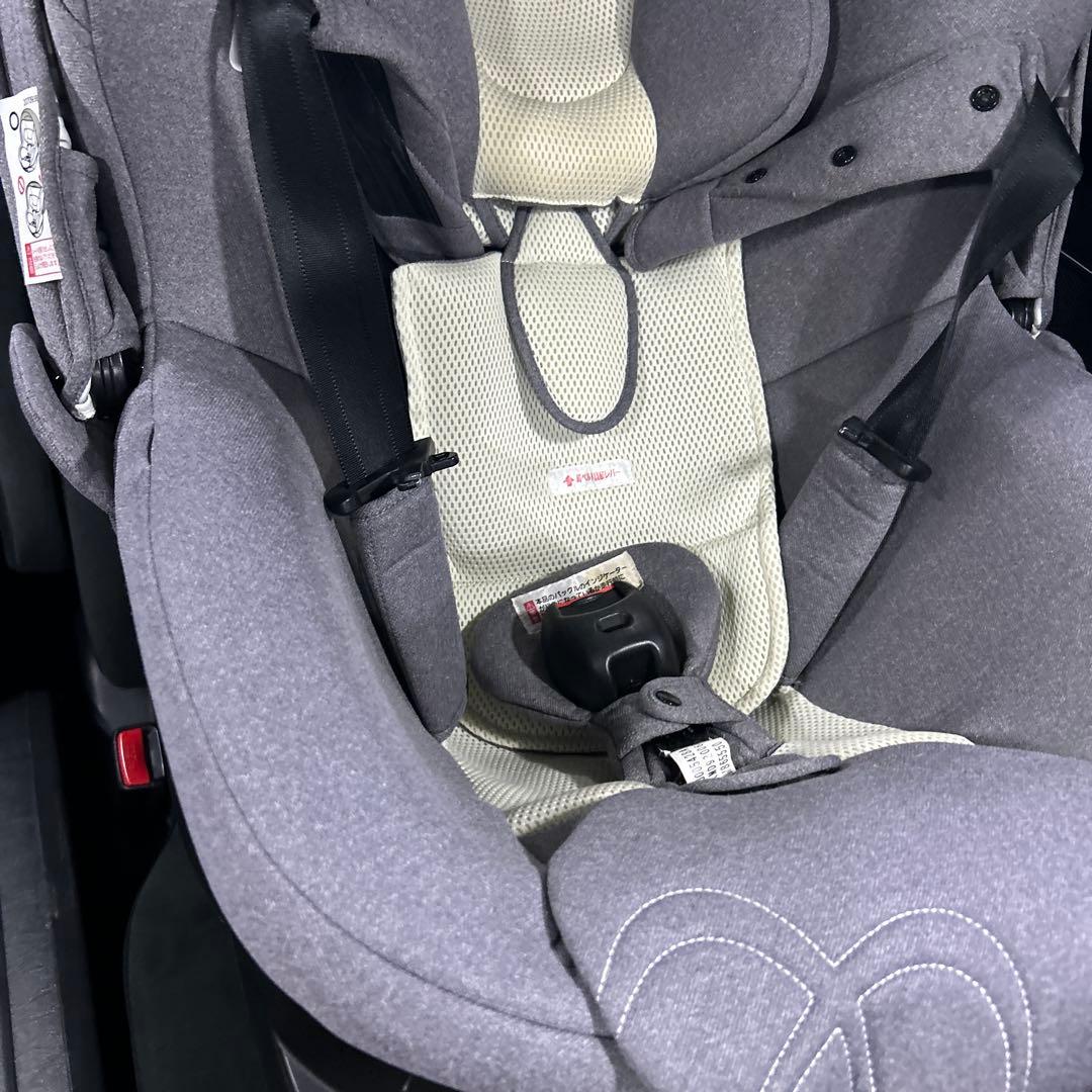 ISOFIX 360 回転エールべべ クルット5i プレミアム　グレーラテ