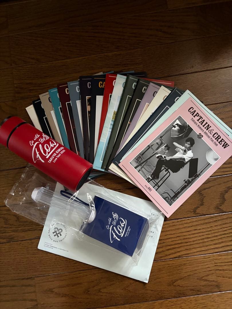 木村拓哉　ファンクラブ会報&ライブグッズ