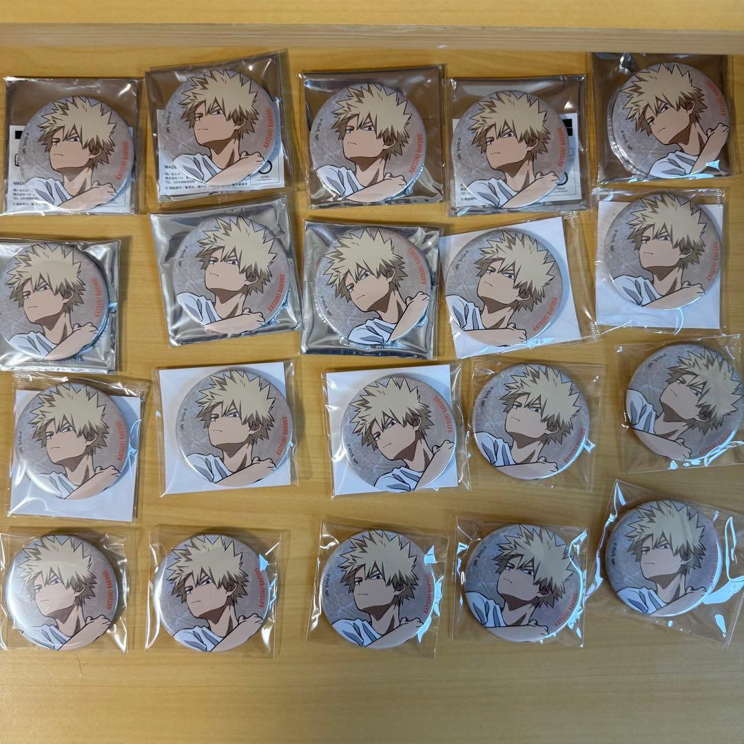 僕のヒーローアカデミア　ベースヤードトーキョーコラボ　爆豪勝己缶バッジ（20個）