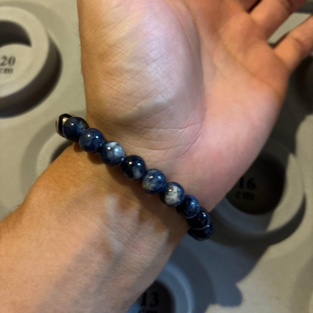 三眼天珠とカイヤナイトたん！ズーンとくる！すごい組み合わせ！