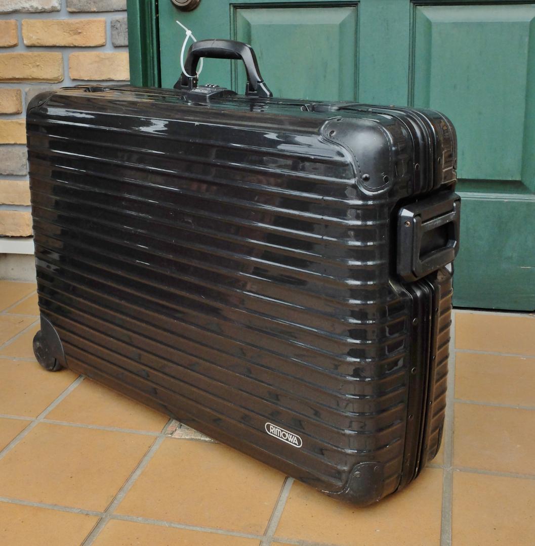 RIMOWAリモワ『サンバ・ノヴァ』プルタブ 2輪トロリー 66L 艶黒 レア
