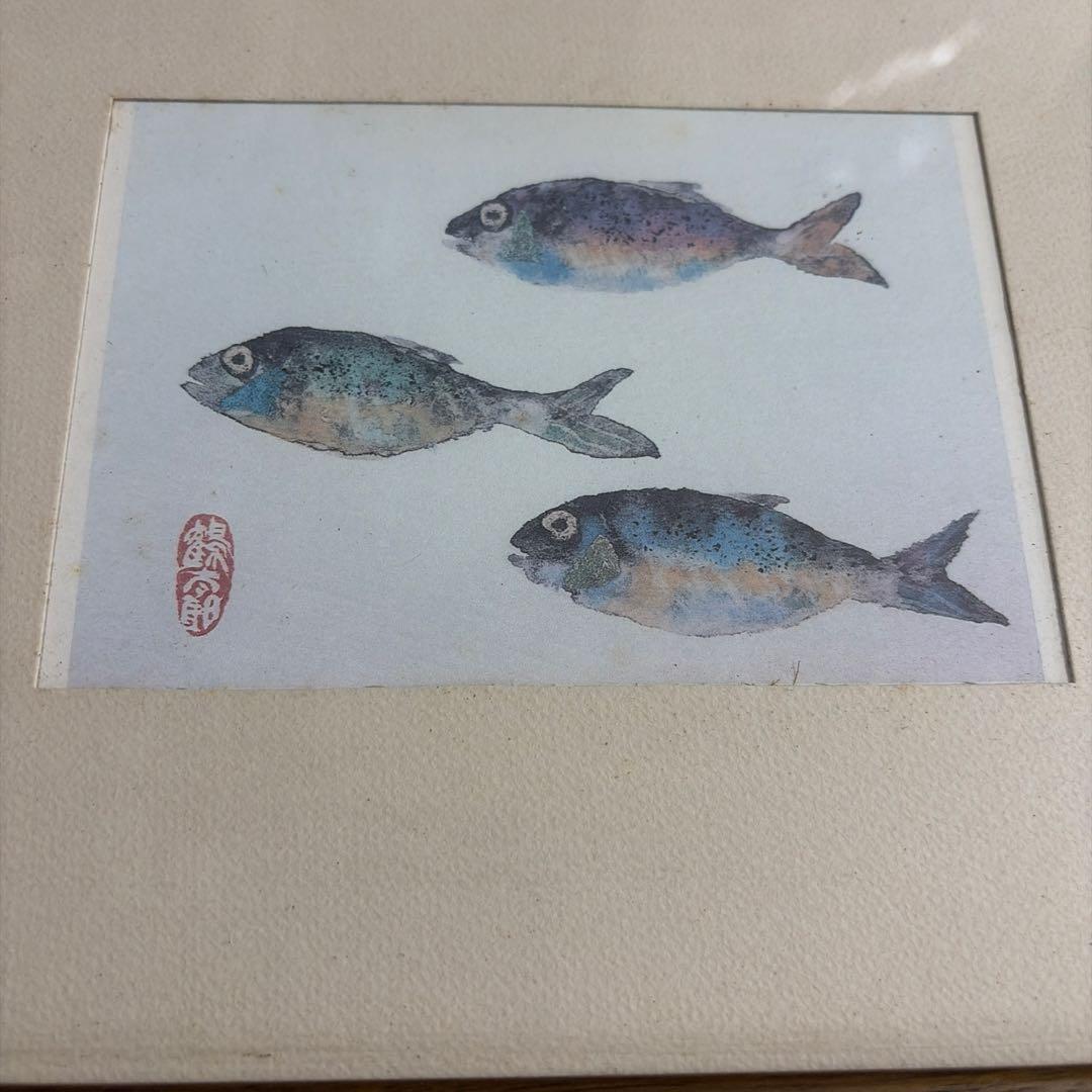 日本画 魚 水彩画 3点セット