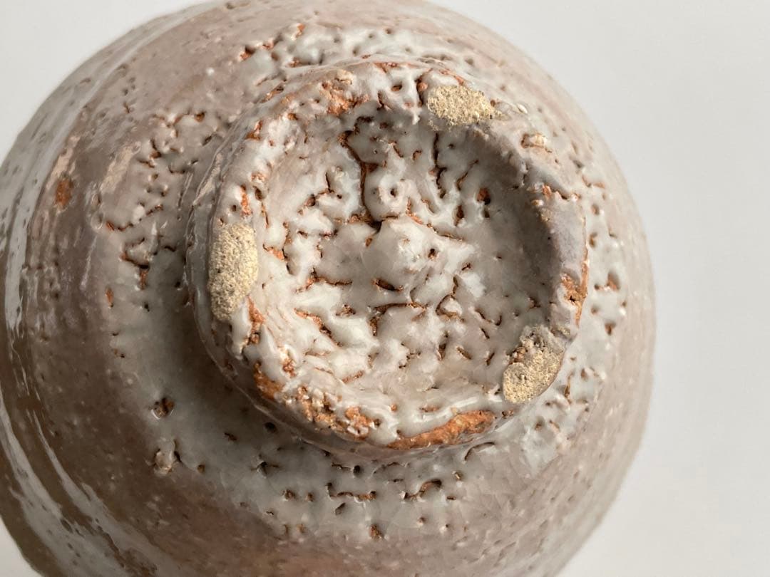 陶芸家　人間国宝　十代　三輪休雪　萩茶碗　萩焼　井戸茶碗　共箱　三輪休和