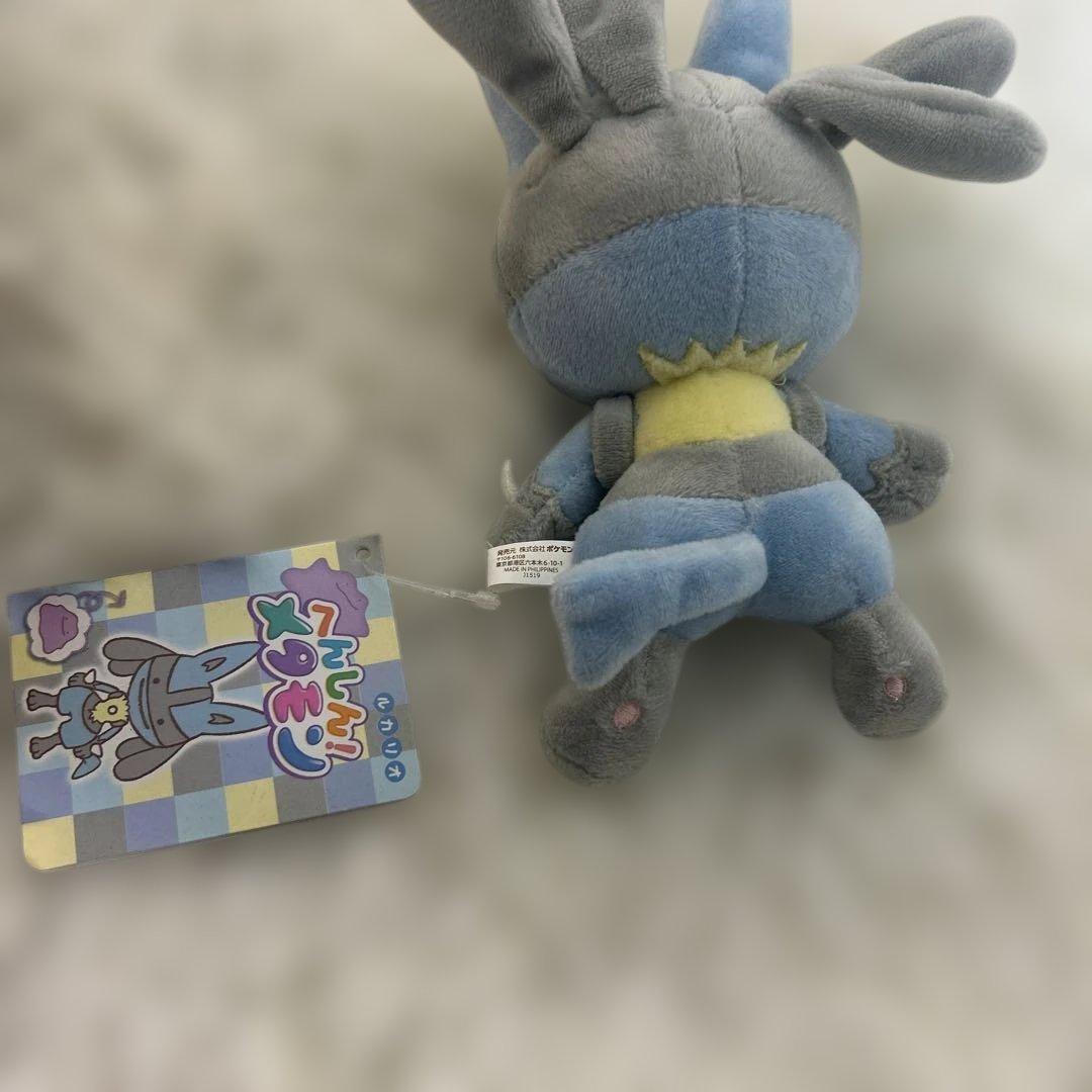 【美品タグ付】へんしん！メタモン ルカリオ ぬいぐるみ