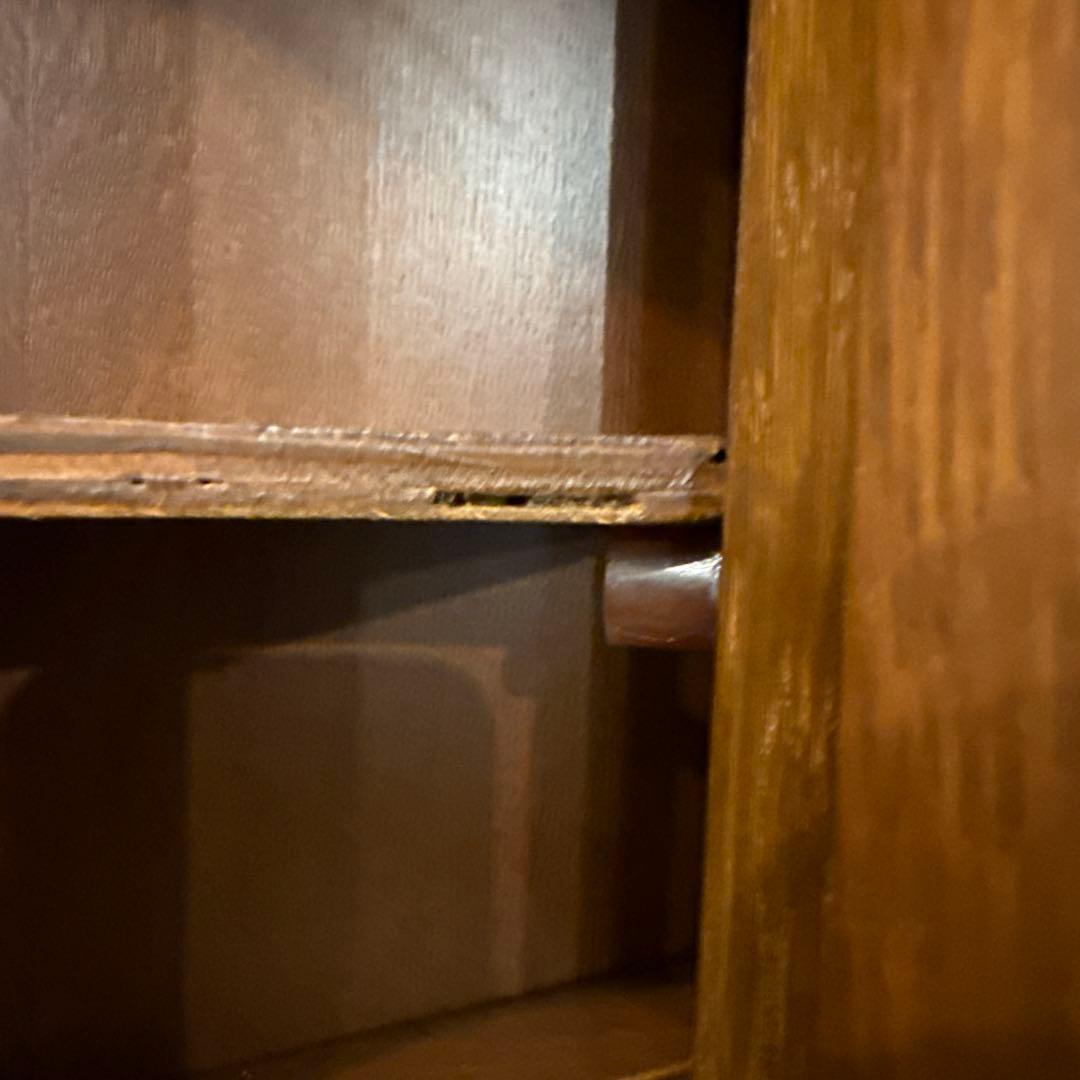 ビンテージ　 ウォールガラスキャビネット