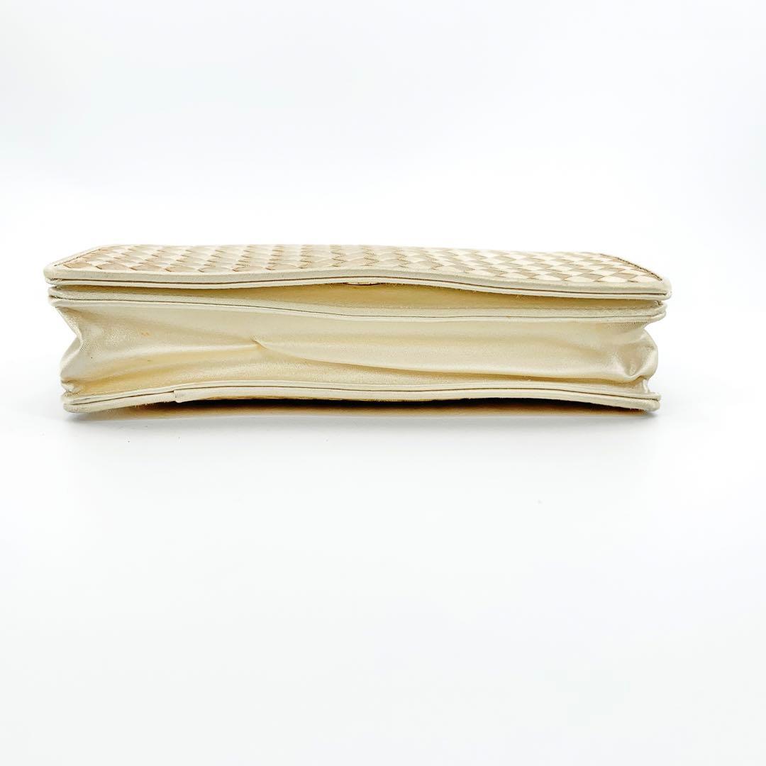 【美品】ボッテガヴェネタ ショルダーバッグ タッセル サテン