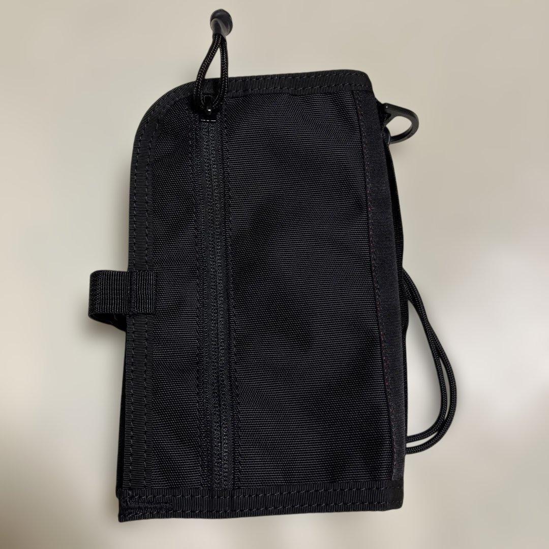 BRIEFING FOLDING PASSPORT CASE ブラック
