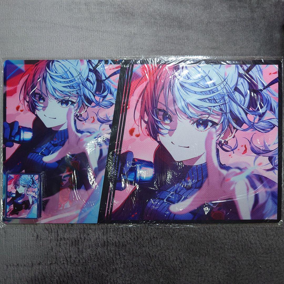 α1 ホロライブ 手を向ける&マイク 星街すいせい スリーブ&プレイマット