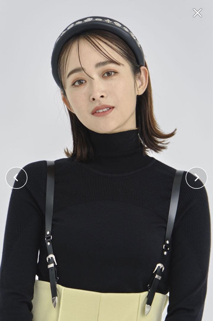 TOGA カチューシャ LEATHER HEADBAND 1