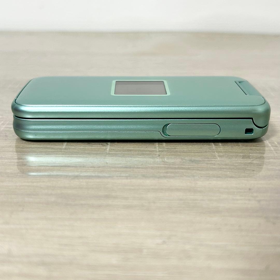 FUJITSU らくらくホン F-02J ミントグリーン 取説/ガイド/充電器付