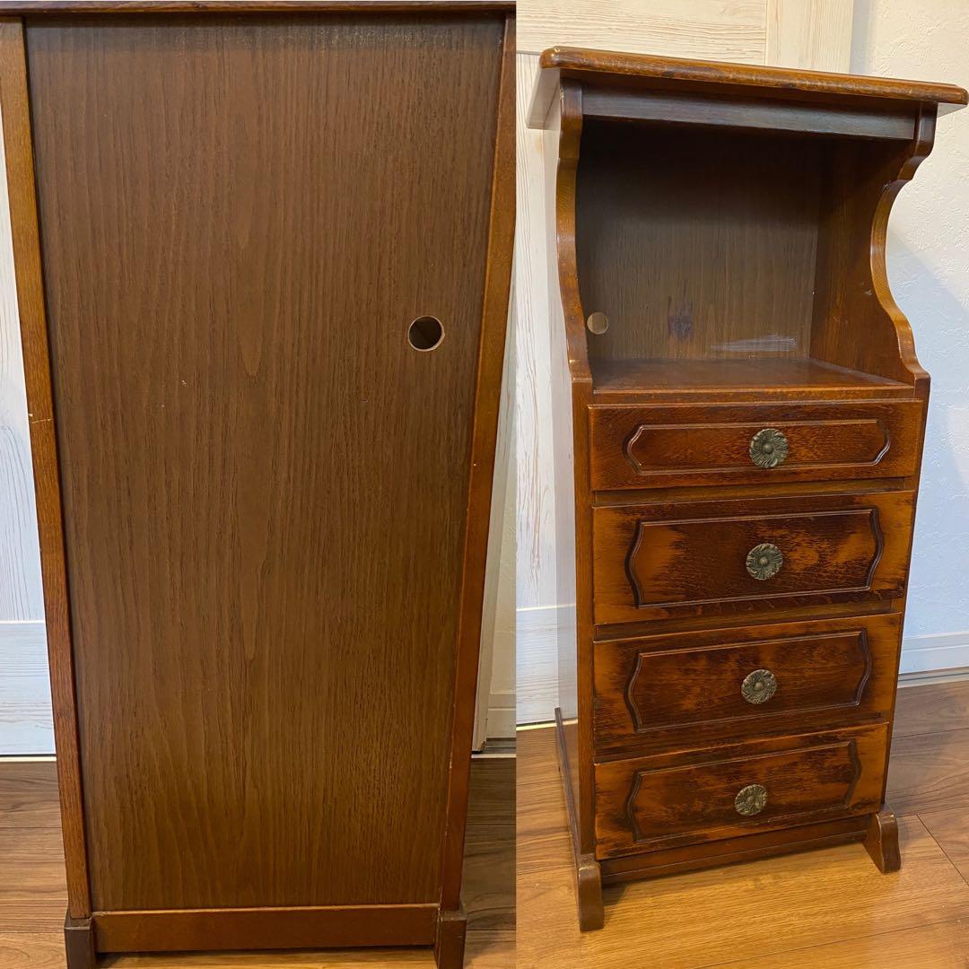 【送料込】カリモク家具 karimoku コロニアル 電話台 FAX台 チェスト