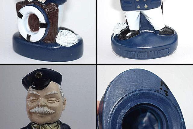 1980’ｓ キャプテン マリン ビンテージ 貯金箱 アドバタイジング ソフビ